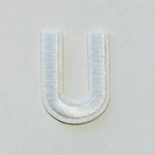 Patch it! | Design 104 | Letter: U | iron-on | 4x3 cm | white