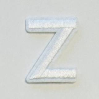 Patch it! | Design 104 | Letter: Z | iron-on | 4x3 cm | white