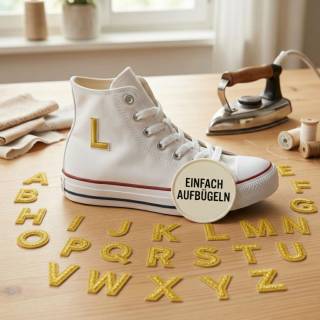 Patch it! | Design 105 | Letters | iron-on | ca. 4x3cm | yellow