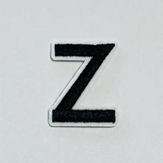 Patch it! | Design 106 | Letter: Z | iron-on | 4x3 cm | black
