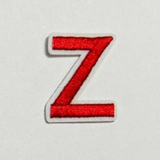 Patch it! | Design 108 | Letter: Z | iron-on | 4x3 cm | red
