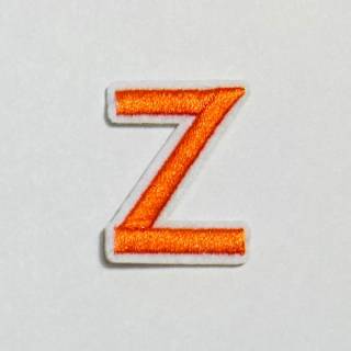 Patch it! | Design 109 | Letter: Z | iron-on | 4x3 cm | orange