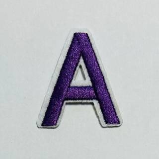 Patch it! | Design 110 | Letter: A | iron-on | 4x3,5 cm | lilac