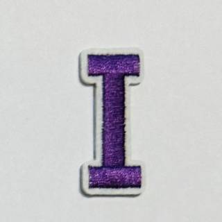 Patch it! | Design 110 | Letter: I | iron-on | 4x1,2 cm | lilac