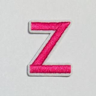 Patch it! | Design 111 | Letter: Z | iron-on | 4x3 cm | bright pink