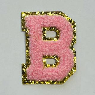Patch it! | Design 115 | Letter: B | stick-on | 6x4,3 cm | pink