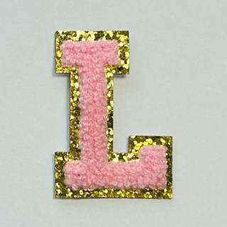 Patch it! | Design 115 | Letter: L | stick-on | 6x4,3 cm | pink