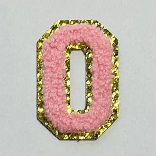 Patch it! | Design 115 | Letter: O | stick-on | 6x4 cm | pink