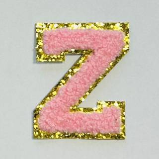 Patch it! | Design 115 | Letter: Z | stick-on | 6x4,7 cm | pink