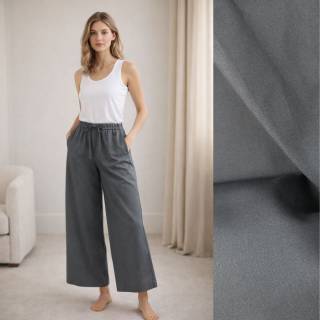 Popeline Uni - ECO - dark grey