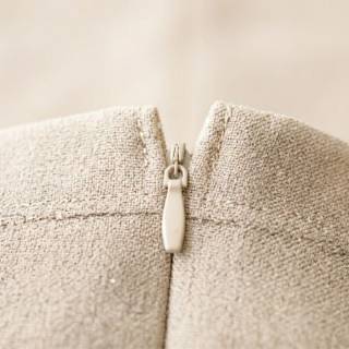 Reißverschluss | nicht teilbar | nahtverdeckt | 3mm Spirale | sand