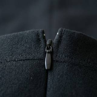 Reißverschluss | nicht teilbar | nahtverdeckt | 3mm Spirale | schwarz