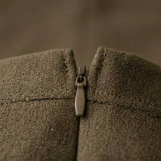 Reißverschluss | nicht teilbar | nahtverdeckt | 3mm Spirale | trüffel