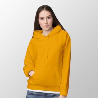 REMNANTS | 100 cm | Organic French Terry brushed - GOTS mustard