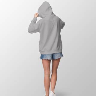 REMNANTS | 110 cm | Organic French Terry - GOTS - grey