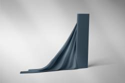 REMNANTS | 130 cm | Organic French Terry - GOTS - indigo