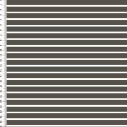 RESTSTÜCK | 140 cm | REMNANTS | 140 cm | Organic Jersey-Stripes (10/3mm) - GOTS - mouse gray/white