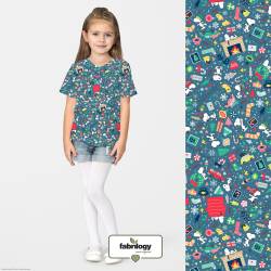 RESTSTÜCK | 140 cm | REMNANTS | 140 cm | Peanuts® - Christmas - GOTS