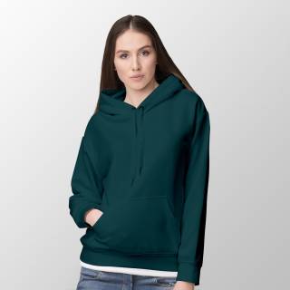 RESTSTÜCK | 150 cm | Bio French Terry (brushed) - GOTS - dunkel-petrol