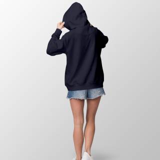 RESTSTÜCK | 160 cm | Bio French Terry - GOTS - navy