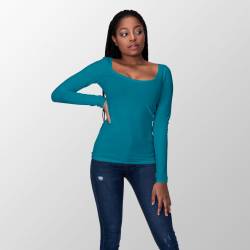 RESTSTÜCK | 160 cm | Bio Jersey - GOTS - hellpetrol
