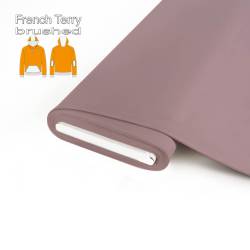 REMNANTS | 180 cm | Organic French Terry brushed - GOTS antique-pink