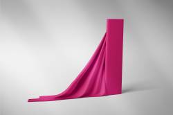REMNANTS | 50 cm | Organic French Terry - GOTS - bright-pink