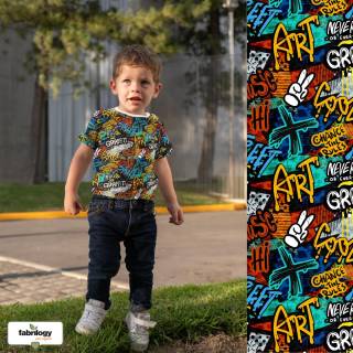 REMNANTS | 70 cm | Graffiti Groove - GOTS
