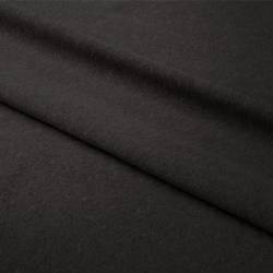 RESTSTÜCK | 80 cm | Bio Fleece (double-sided polar) uni - GOTS - schwarz