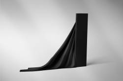 REMNANTS | 90 cm | Organic French Terry - GOTS - black