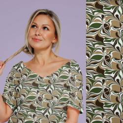 Retro Swirl - ECO - Forest Sand