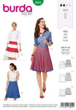 Skirt | BURDA-Edition | Size: 34 - 46 | Levels: 2