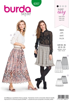 Skirt | BURDA-Edition | Size: 36 - 46 | Levels: 1