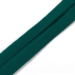 Schrägband Baumwolle 40/20 mm tanne