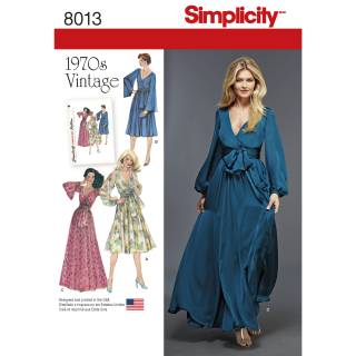 Women's Vintage 1970's Dresses' | SIMPLICTY | 8013