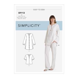 Simplcity Schnittmuster-Set Damen Shirts Tuniken #9113.H5 Gr. 32-40