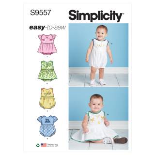 Simplicity Schnittmuster Babys Hosenanzug 9557.A