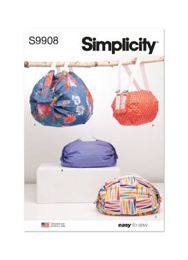 Simplicity Schnittmuster Damen Accessoires Taschen Shopper #9908.OS