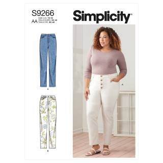 Simplicity Schnittmuster Damen Hose #9266.BB Gr. 46-54