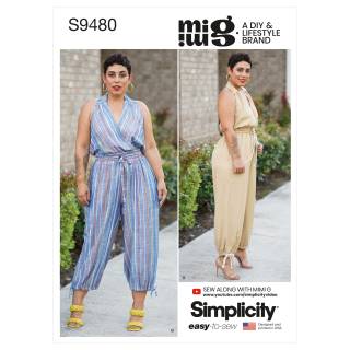 Simplicity Schnittmuster Damen Hosenanzug #9480.H5 Gr. 32-40