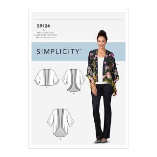 Simplicity Schnittmuster Damen Kimono Jacken #9124.A