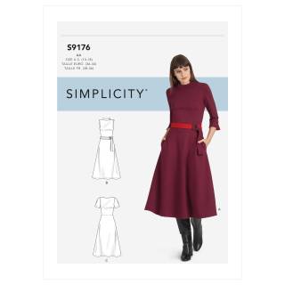 Simplicity Schnittmuster Damen Kleid #9176.AA Gr. 36-44