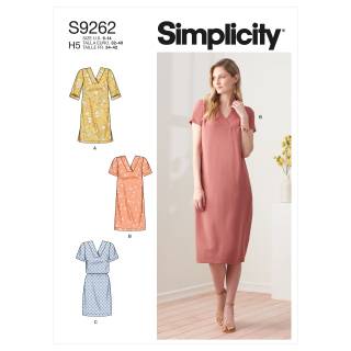 Simplicity Schnittmuster Damen Kleid #9262.H5 Gr. 32-40