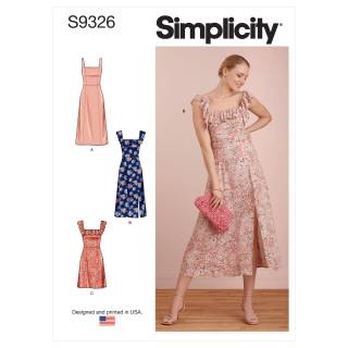Simplicity Schnittmuster Damen Kleid #9326.R5 Gr. 40-48