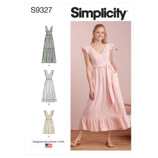 Simplicity Schnittmuster Damen Kleid #9327.H5 Gr. 32-40