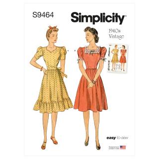 Simplicity Schnittmuster Damen Kleid #9464.H5 Gr. 36-44