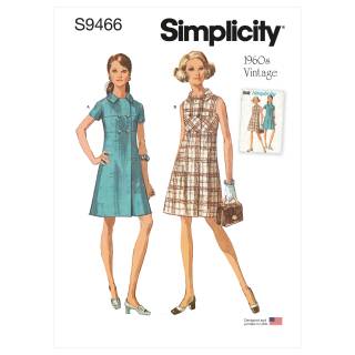Simplicity Schnittmuster Damen Kleid #9466.U5 Gr. 42-50