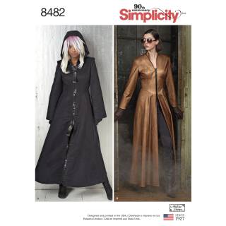 Simplicity Schnittmuster Damen Kostüme #8482.H5 Gr. 32-40