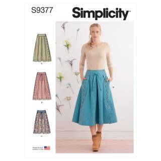 Simplicity Schnittmuster Damen Röcke #9377.H5 Gr. 38-44