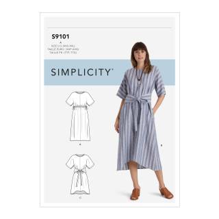 Simplicity Schnittmuster Damen Sommerkleider in zwei Längen #9101.A